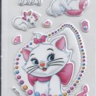 Marie Cat- Puffy stickers - Crafts Rewards Kids Scrapbook
