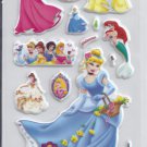 Princess - Puffy stickers - Crafts Rewards Kids Scrapbook
