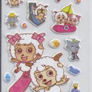 Goat Animal - Puffy stickers - Crafts Rewards Kids Scrapbook