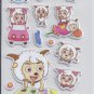 Goat Animal - Puffy stickers - Crafts Rewards Kids Scrapbook