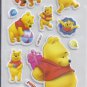 Pooh Bear Animal - Puffy stickers - Birthdat Party Crafts Rewards Kids Scrapbook