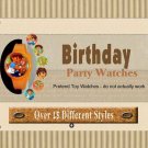 Diego Safari - 8 Toy Pretend Watch  Watches- Birthday Party Favors Pinata Reward