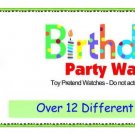 Blues - 8 Toy Pretend Watch  Watches-Dog  Birthday Party Favors Pinata Reward