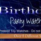 Spiderman- 8 Toy Pretend Watch  Watches- Birthday Party Favors Pinata Reward