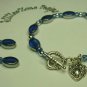 Blue and Silver glass Set