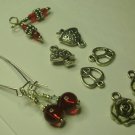 Interchangeable Ruby Earring Set
