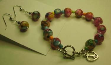 Hippy at Heart Bracelet/Earring Set