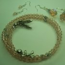 Ballerina Pink Bracelet/Earrings Set