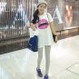 Summer Vogue Lip Print Short Sleeve Tshirt