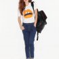 Summer Vogue Lip Print Short Sleeve Tshirt