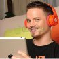 Hot Syllable G08-004 Gogo Wireless Bluetooth High Definition Over-Ear Studio Headphones With Mic-Red