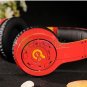 Syllable G08-005 2.4ghz Wireless Bluetooth Headphones Noise Cancelling Over Ear HD Headset-Deep Red