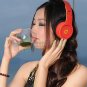 Syllable G08-005 2.4ghz Wireless Bluetooth Headphones Noise Cancelling Over Ear HD Headset-Deep Red