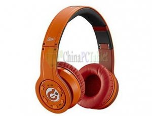 Hot Syllable G08-004 Gogo Wireless Bluetooth High Definition Over-Ear Studio Headphones With Mic-Red