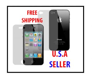 iPhone 4 Screen Protector (Front + Cleaning Cloth) *FREE SHIPPING*