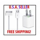USB Mini Wall Charger & AC Cable For iPhone