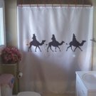 Bath Shower Curtain we three kings wise men christmas camels