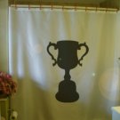 Bath Shower Curtain trophy champion champ win spirit winner