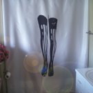 Bath Shower Curtain striped stockings sexy lingerie fetish