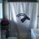 Bath Shower Curtain stag animal petroglyph cave wall paint