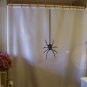 Bath Shower Curtain spider surprise hang thread phobia silk