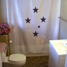 Bath Shower Curtain southern cross constellation flag sky