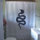 Bath Shower Curtain snake serpent adder cobra coil reptile