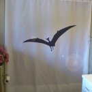 Bath Shower Curtain Pterodactyl dinsoaur wings pterosaur fly