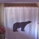 Bath Shower Curtain polar bear sea ice Arctic north pole