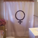 Bath Shower Curtain planet venus symbol Roman Goddess female