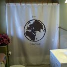 Bath Shower Curtain Persian Earth just imagine peace unity