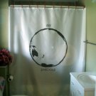 Bath Shower Curtain Pacific Earth ring of fire my precious