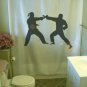 Bath Shower Curtain karate fight martial art combat contest