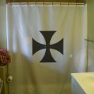 Bath Shower Curtain Iron Cross pattee German Army military