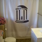 Bath Shower Curtain greek roman temple pillar step Rome dome