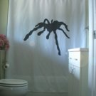 Bath Shower Curtain giant spider tarantula black widow 8 leg