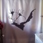 Bath Shower Curtain Giant Deer Lascaux Megaloceros cave wall