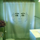 Bath Shower Curtain face boy king Tut ancient Egypt Pharaoh