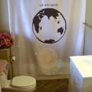 Bath Shower Curtain Earth Indian Ocean Africa We Are Family