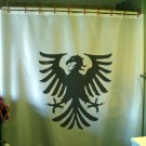 Bath Shower Curtain eagle heraldry spread wings Medieval