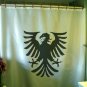 Bath Shower Curtain eagle heraldry spread wings Medieval