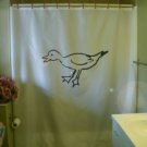 Bath Shower Curtain duck ducky nostalgia vintage old fashion