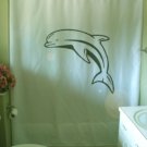 Bath Shower Curtain dolphin mammal sea ocean marine dauphin