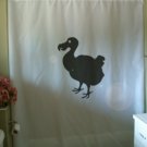 Bath Shower Curtain dodo flightless bird extinct Mauritius