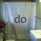 Bath Shower Curtain do it get up and move inspire motivate
