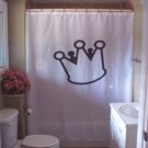 Bath Shower Curtain cool crown cartoon royal prince princess