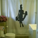 Bath Shower Curtain Charleston Flapper Roaring Twenties 20's