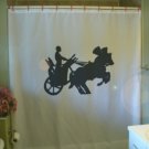 Bath Shower Curtain chariot ancient egypt egyptian horse war