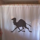 Bath Shower Curtain camel gamal running run one hump not two