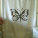 Bath Shower Curtain butterfly fancy papillon wing gossamer
